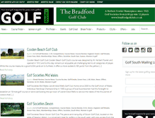 Tablet Screenshot of golfsouth.co.uk